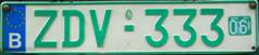 Fichier:Belgian vehicle registration plate for car dealers.jpg
